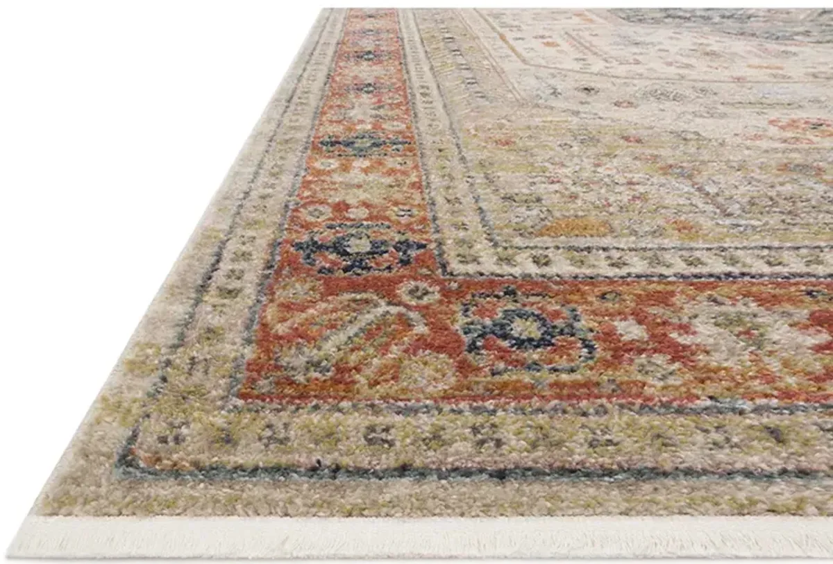 Graham GRA03 PeRoseimmon/AntiqueIvory 6'7" x 9'7" Rug