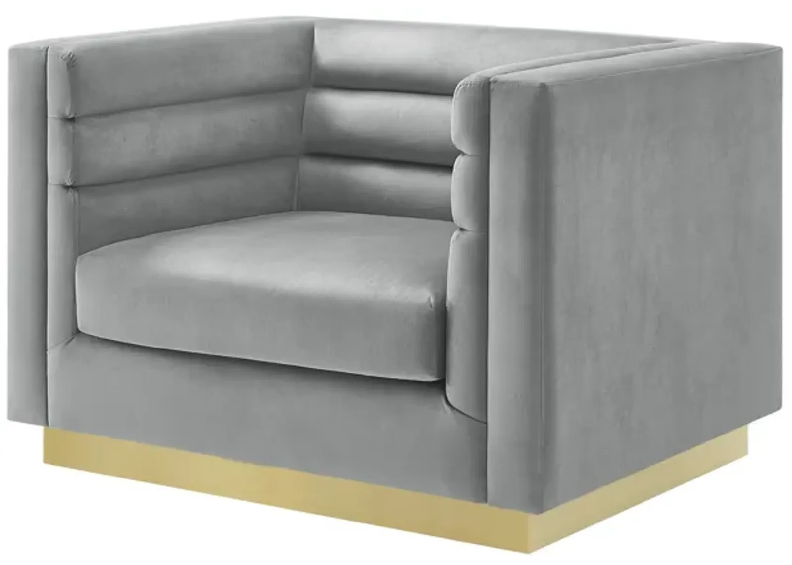 Inspired Home Eila Velvet Club Chair