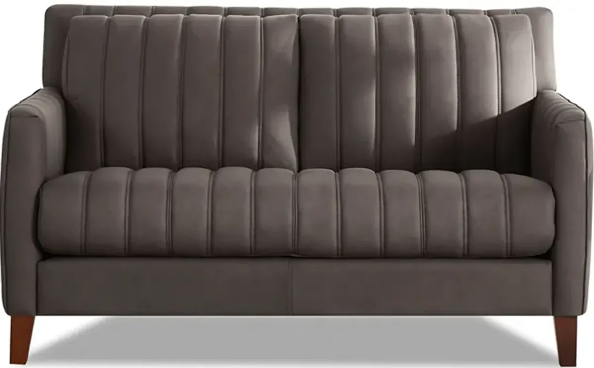 Ennis Top Grain Leather Loveseat