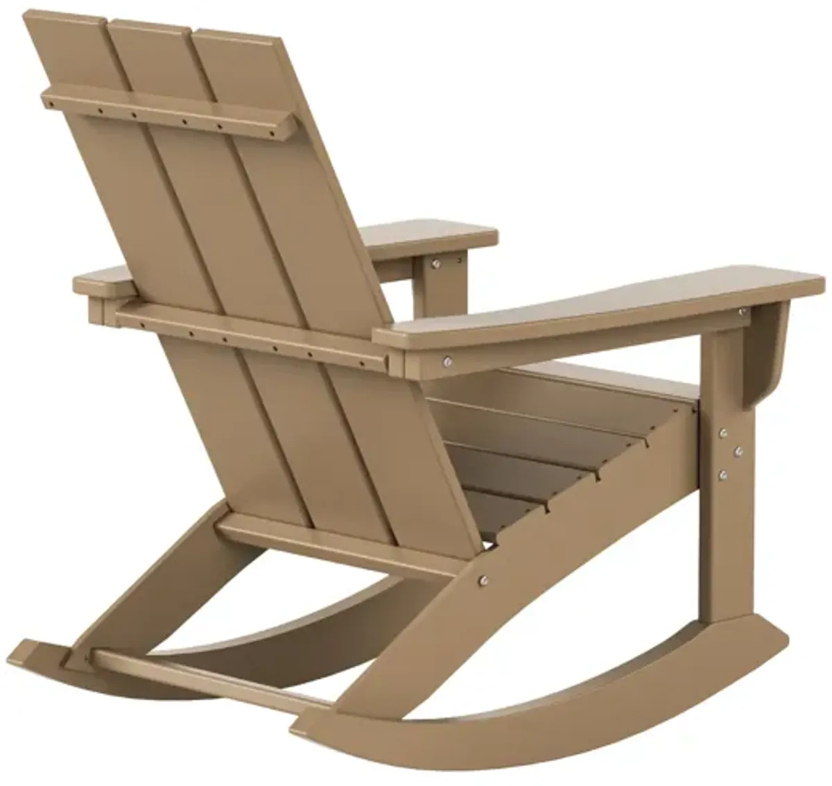 WestinTrends Modern Adirondack Outdoor Rocking Chair (Set of 4)