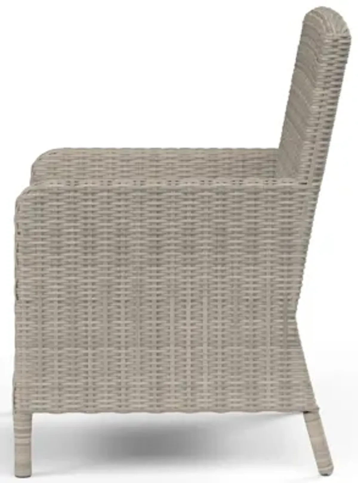 Manhattan Dining Chair in Linen Canvas w/ Self Welt