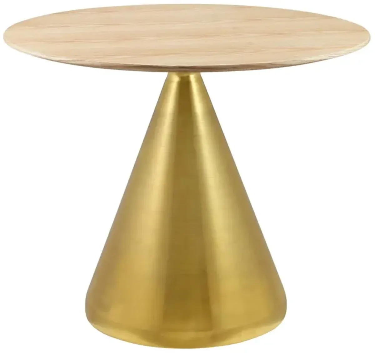 Modway - Tupelo 36" Dining Table Gold Natural