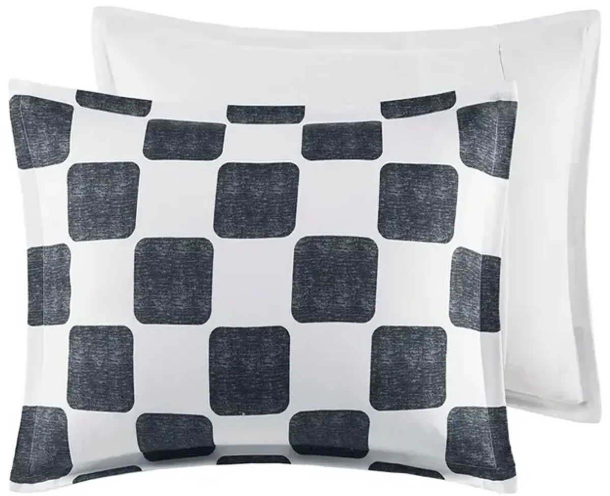 Gracie Mills Mariana Checkered Comforter Set