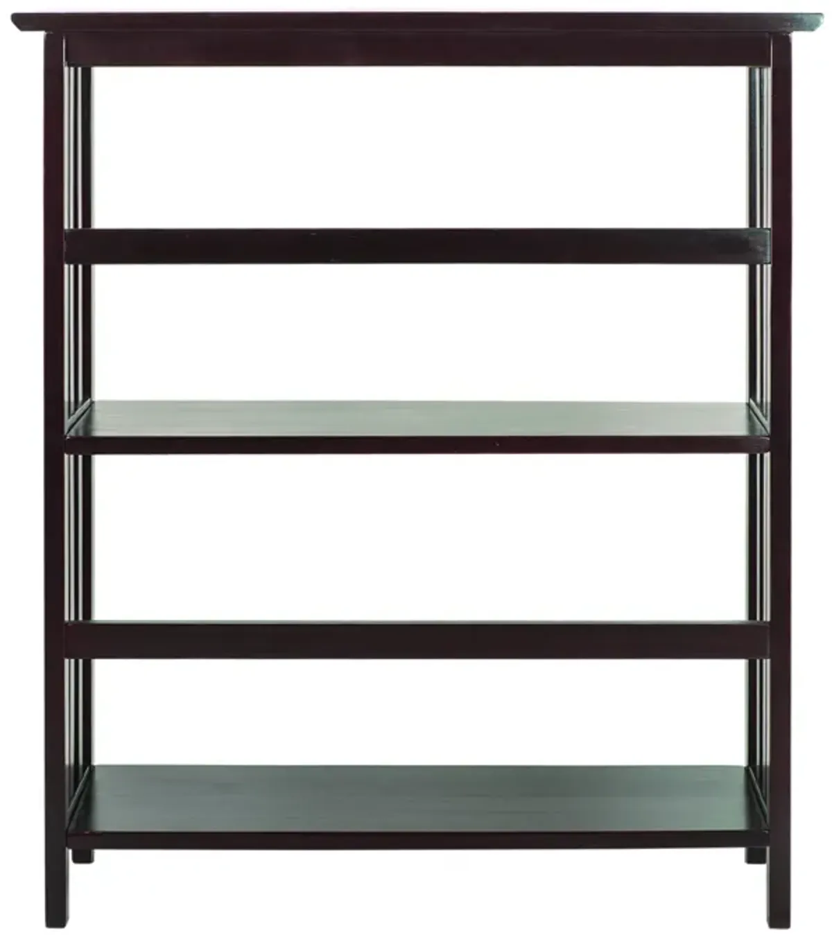 Casual Home Mission Style 3-Shelf Bookcase, Espresso