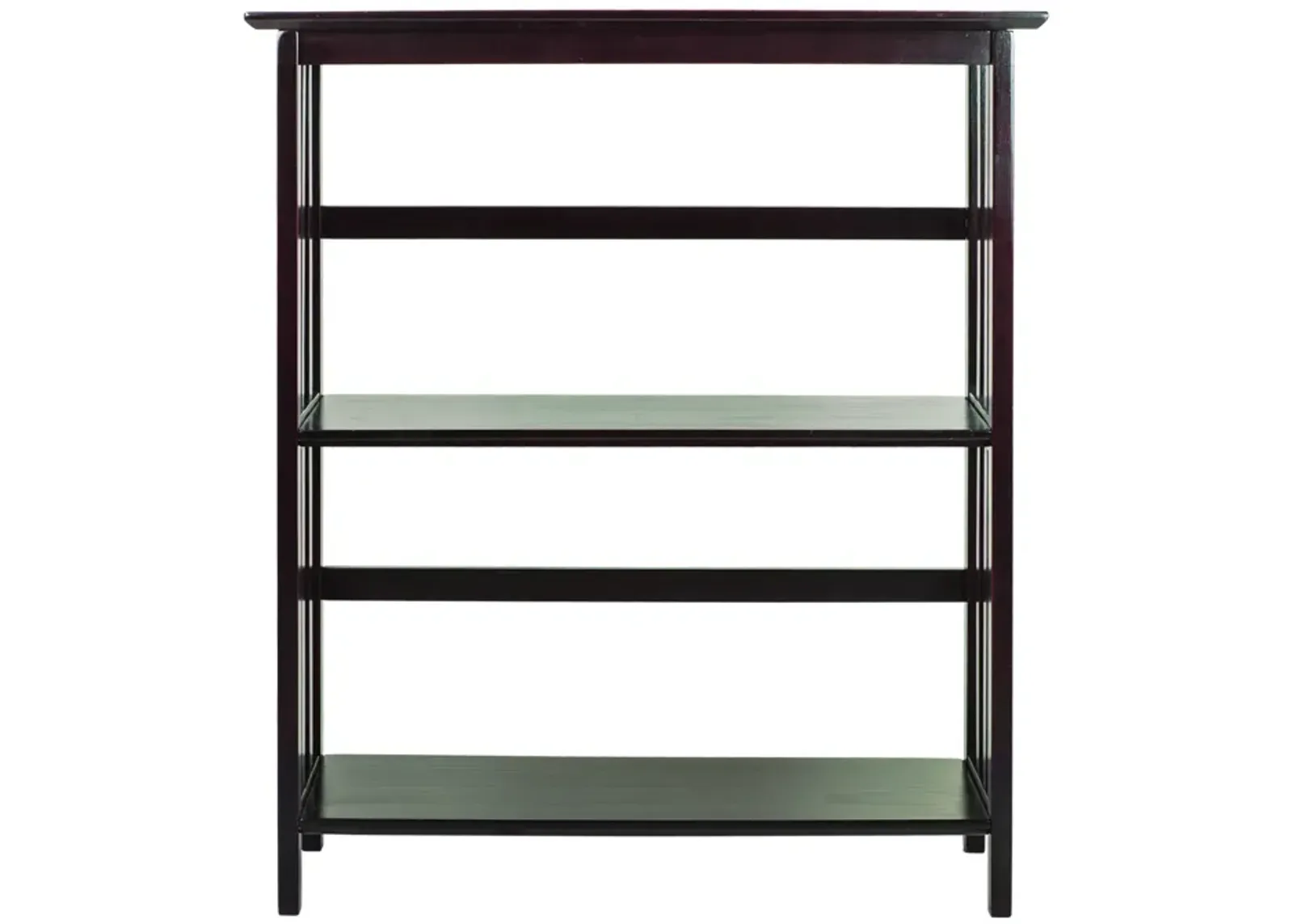 Casual Home Mission Style 3-Shelf Bookcase, Espresso