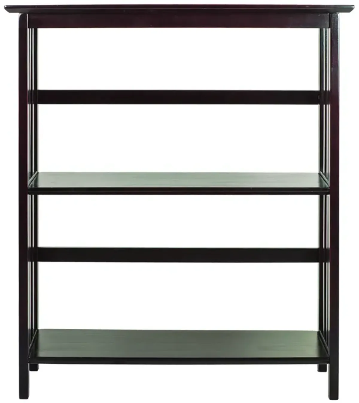 Casual Home Mission Style 3-Shelf Bookcase, Espresso