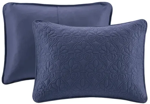 Gracie Mills Sandy Reversible Bedspread Set with Classic Stitch Pattern