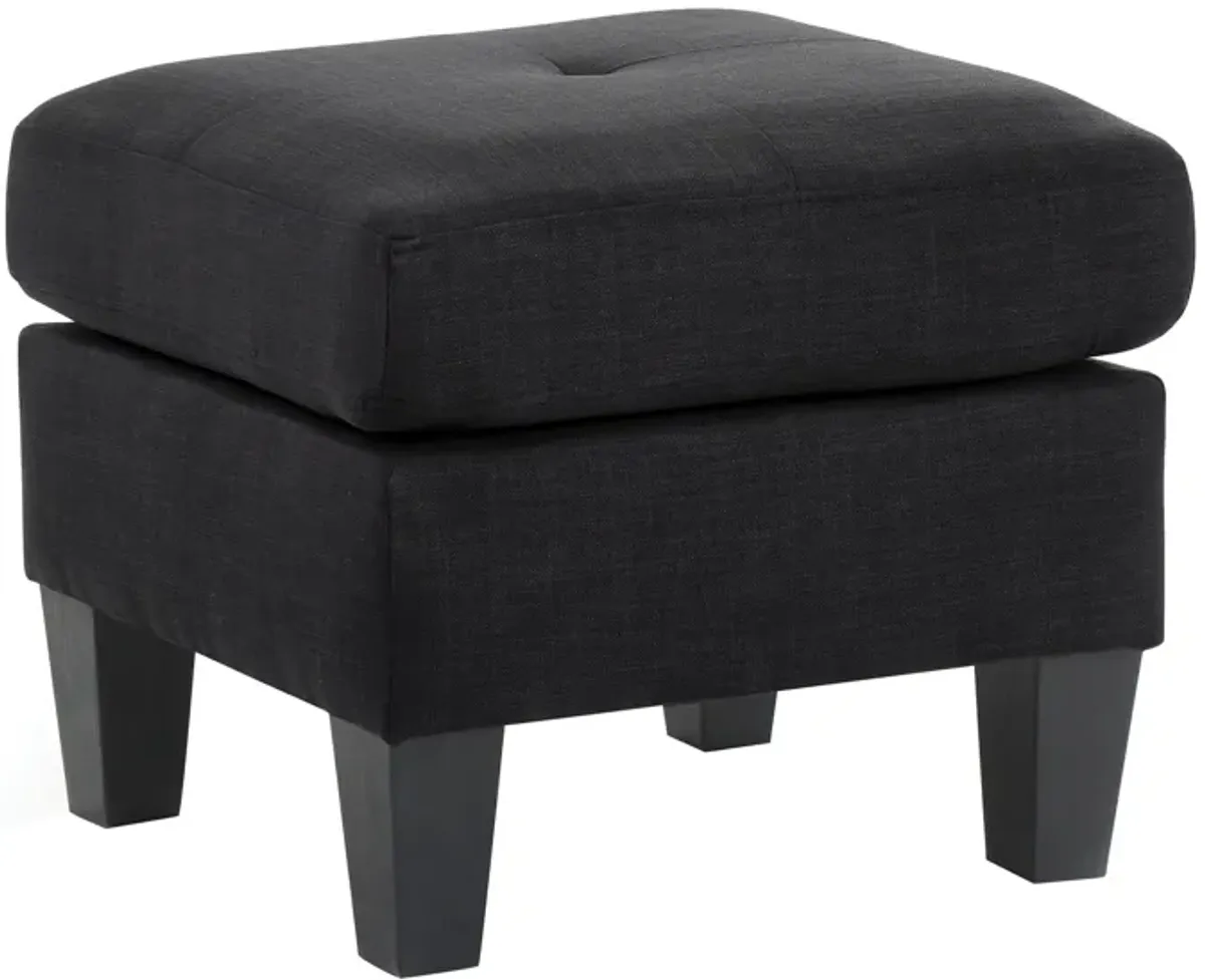 Newbury Polyester Upholstered Ottoman