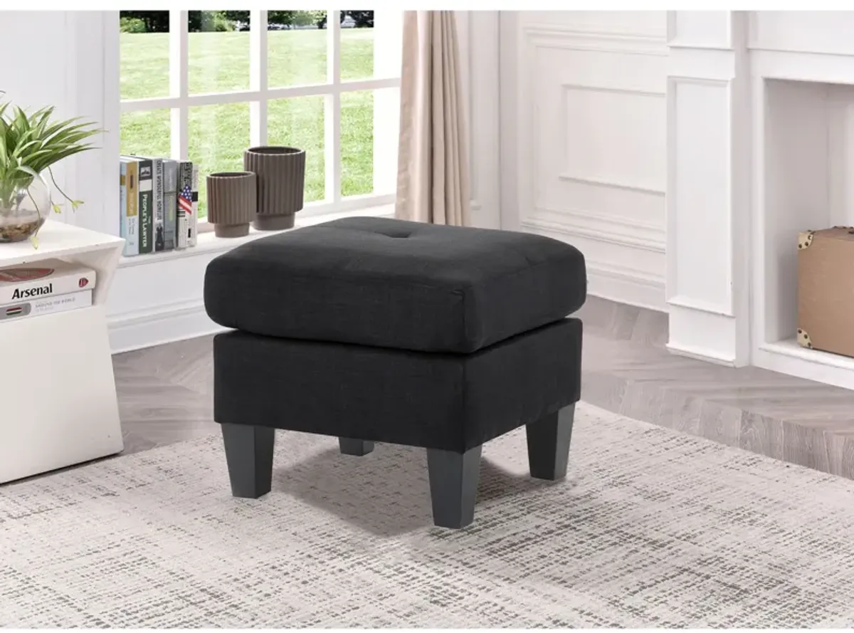 Newbury Polyester Upholstered Ottoman