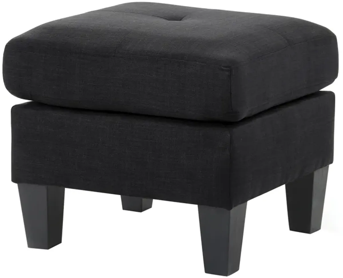 Newbury Polyester Upholstered Ottoman