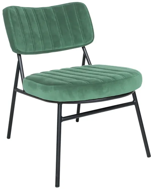 LeisureMod Marilane Velvet Accent Chair with Cushioned Upholstery – Comfortable, Stylish Chair for Living Rooms, Offices, Lounges, and Modern Spaces