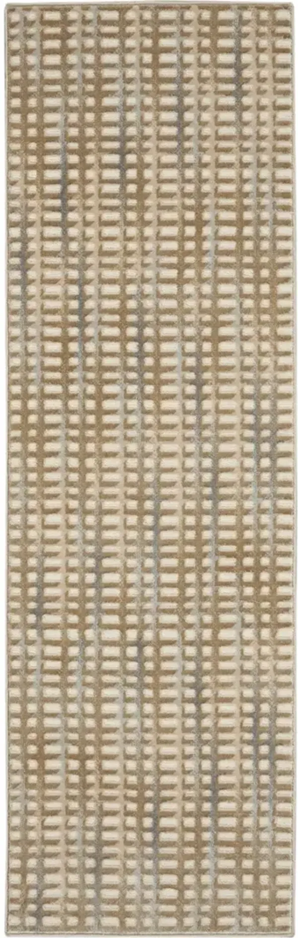 Solace SLA04 Beige/Blue 2'3" x 7'3" Rug
