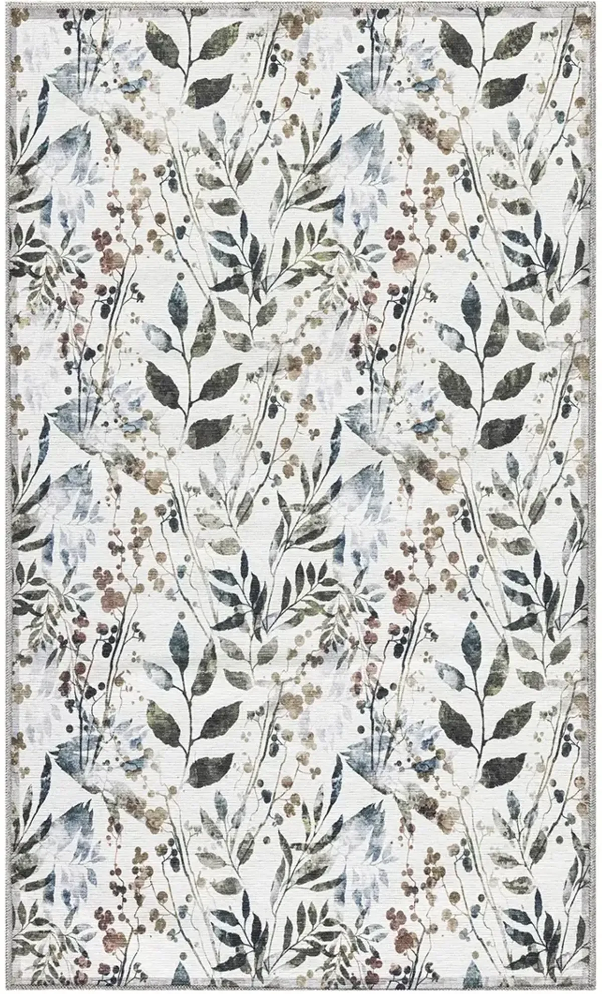 Nourison Washables NWB05 Ivory/Multicolor 6' x 9' Rug