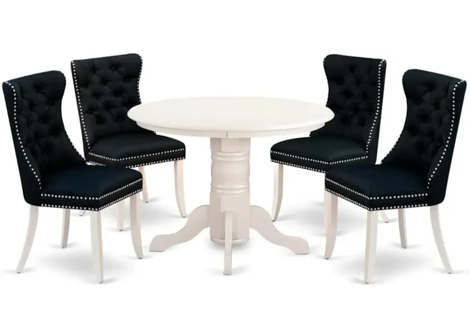 5 Piece Modern Dining Table Set