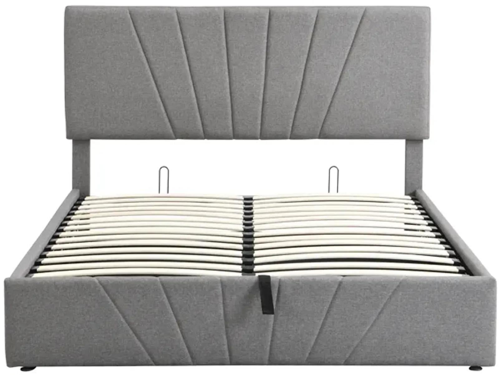 Merax Upholstered Platform Bed with Storage