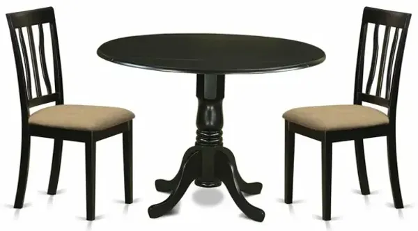 3 Pc Dinette Table set-Dining Table and 2 Dining Chairs