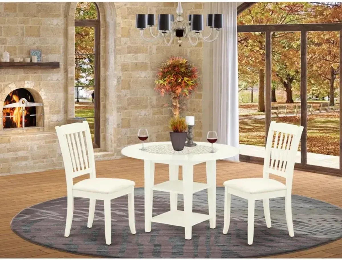 Dining Room Set Linen White