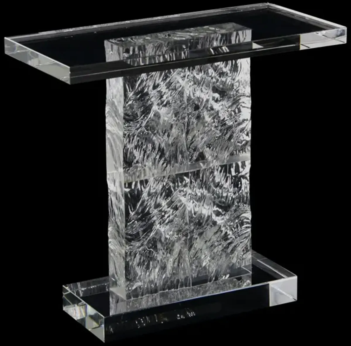 Crystal Rectangular Side Table