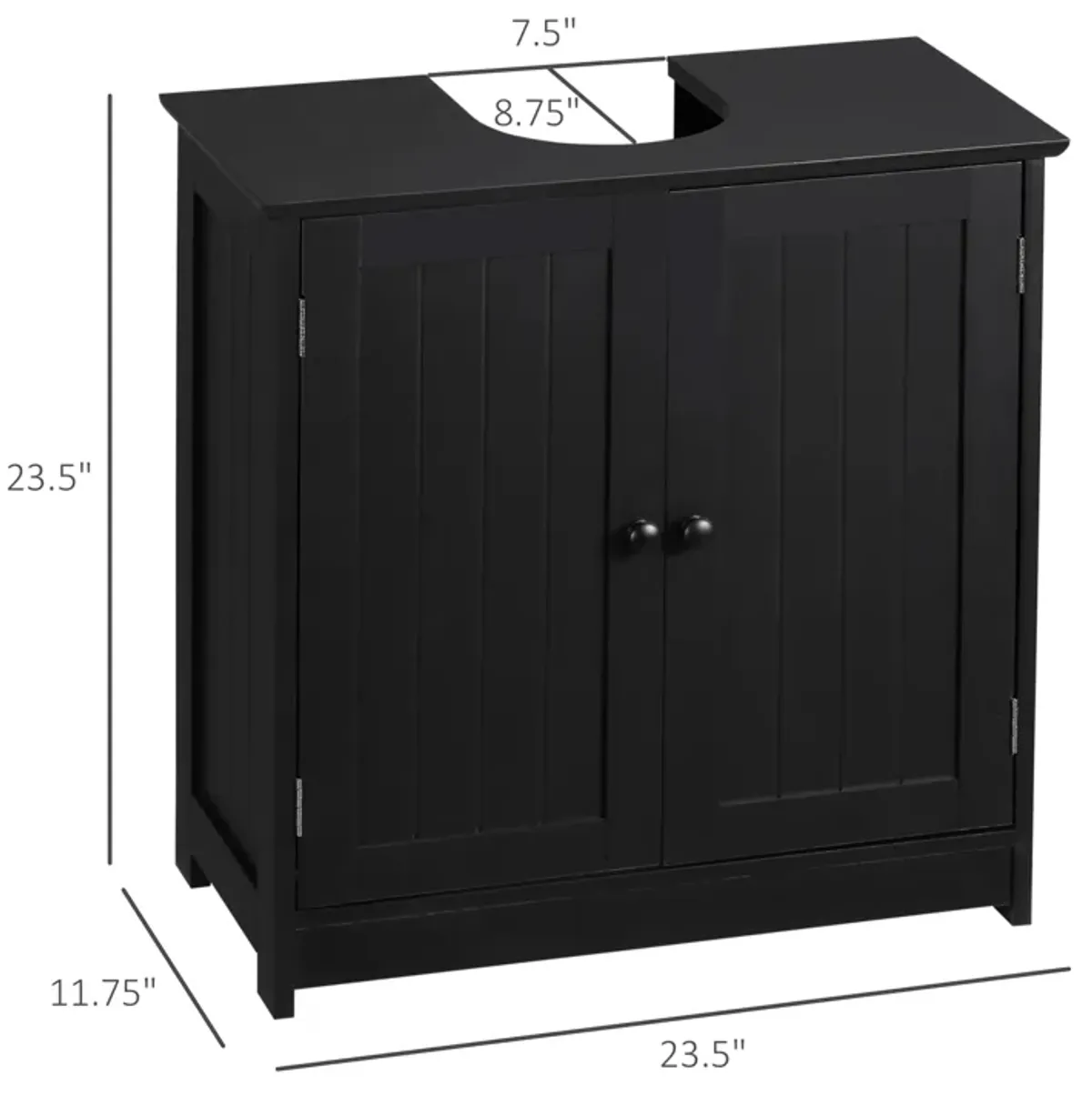 Bathroom Under Sink Vanity Cabinet Multipurpose Space Saver Storage Organizer