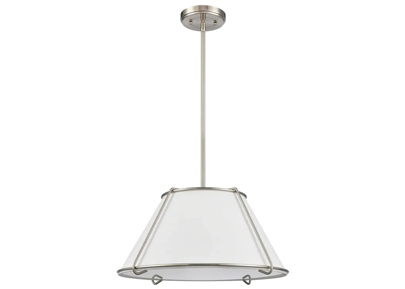 Regalia 18'' Wide 1-Light Silver Pendant