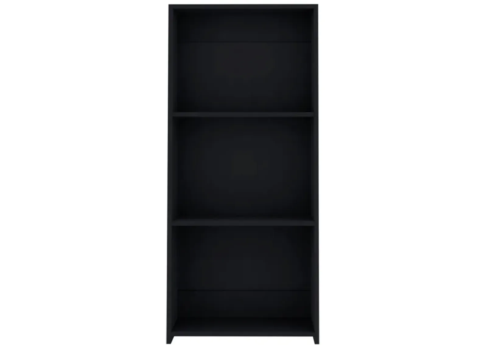 Gakona Bookcase, 3 shelves, Black