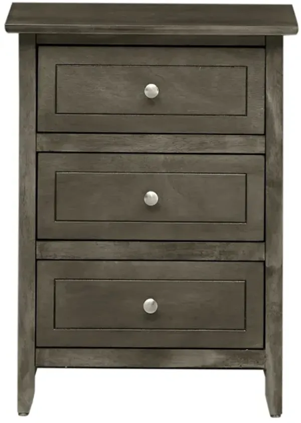 Daniel 3-Drawer Nightstand (25 in. H x 15 in. W x 19 in. D)