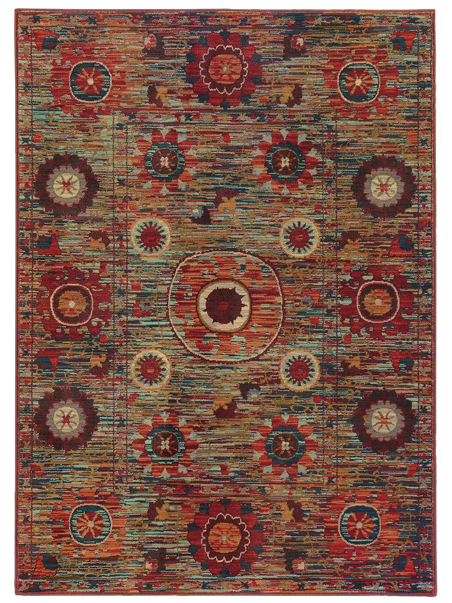 Sedona 7'10" x 10'10" Multi Rug