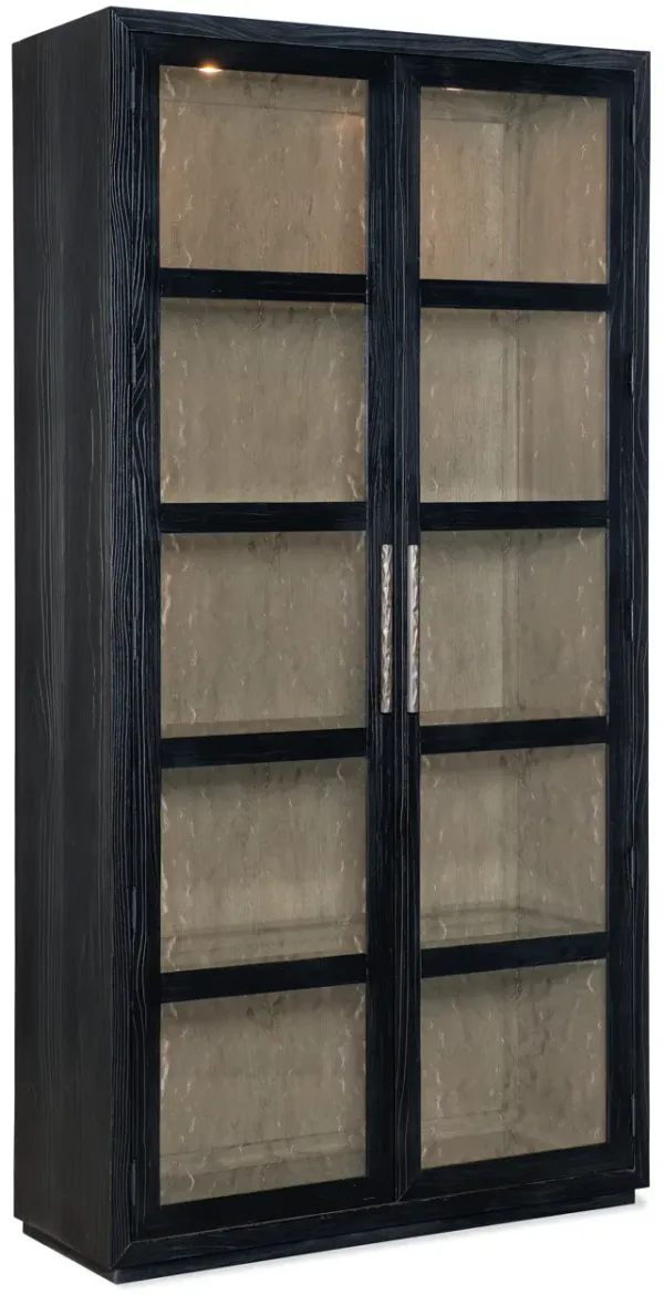 Linville Falls Shou Sugi Ban Curio Cabinet