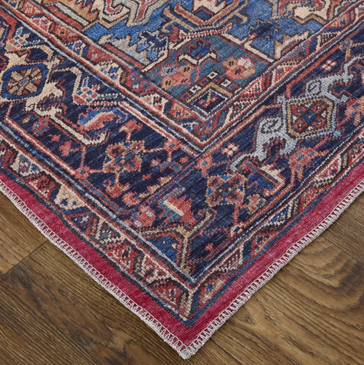 Rawlins 39HHF Red/Tan/Blue 2' x 3' Rug