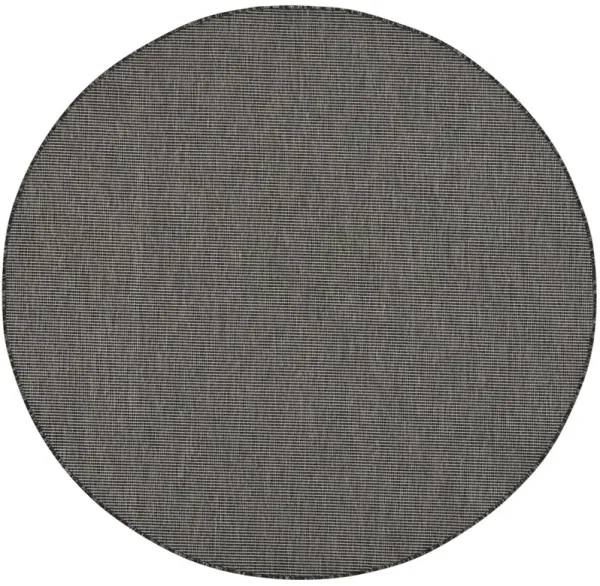 Positano POS01 Charcoal 6' x Round Rug