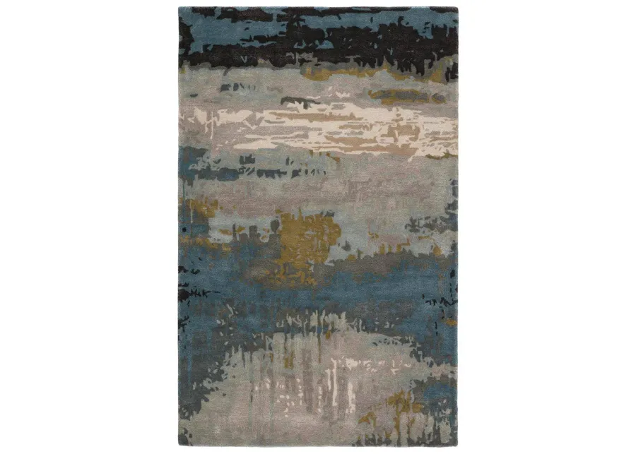 Genesis Benna Black 5' x 8' Rug