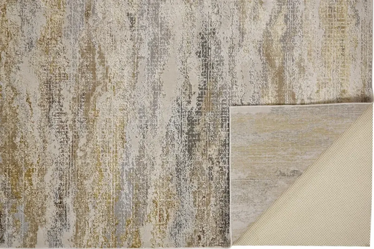 Aura 3735F Gold/Gray/Ivory 2'10" x 7'10" Rug