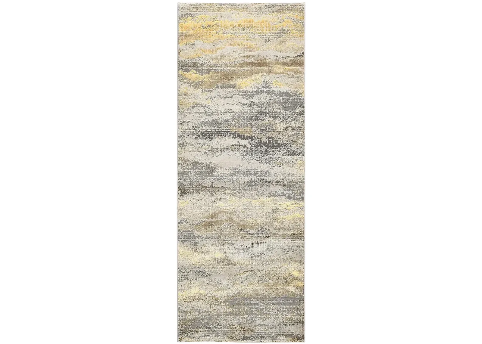 Aura 3735F Gold/Gray/Ivory 2'10" x 7'10" Rug