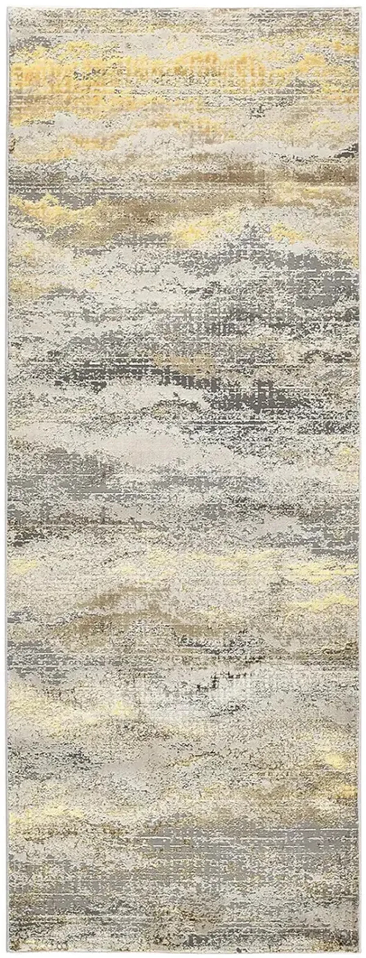 Aura 3735F Gold/Gray/Ivory 2'10" x 7'10" Rug