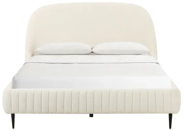 Denise Cream Boucle Bed