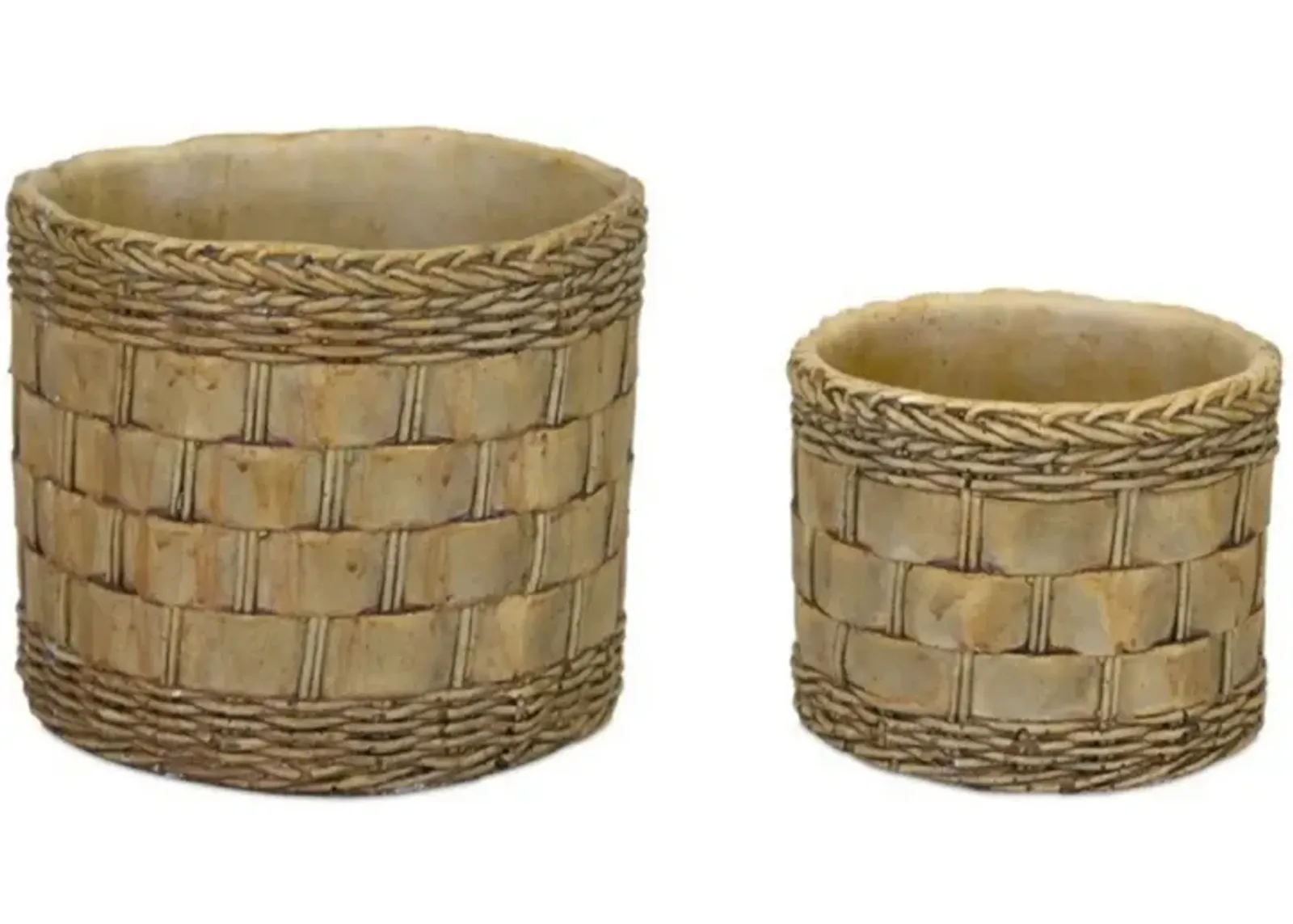 Pot Set of 2 - Durable and Stylish Planters for Indoor or Outdoor Use