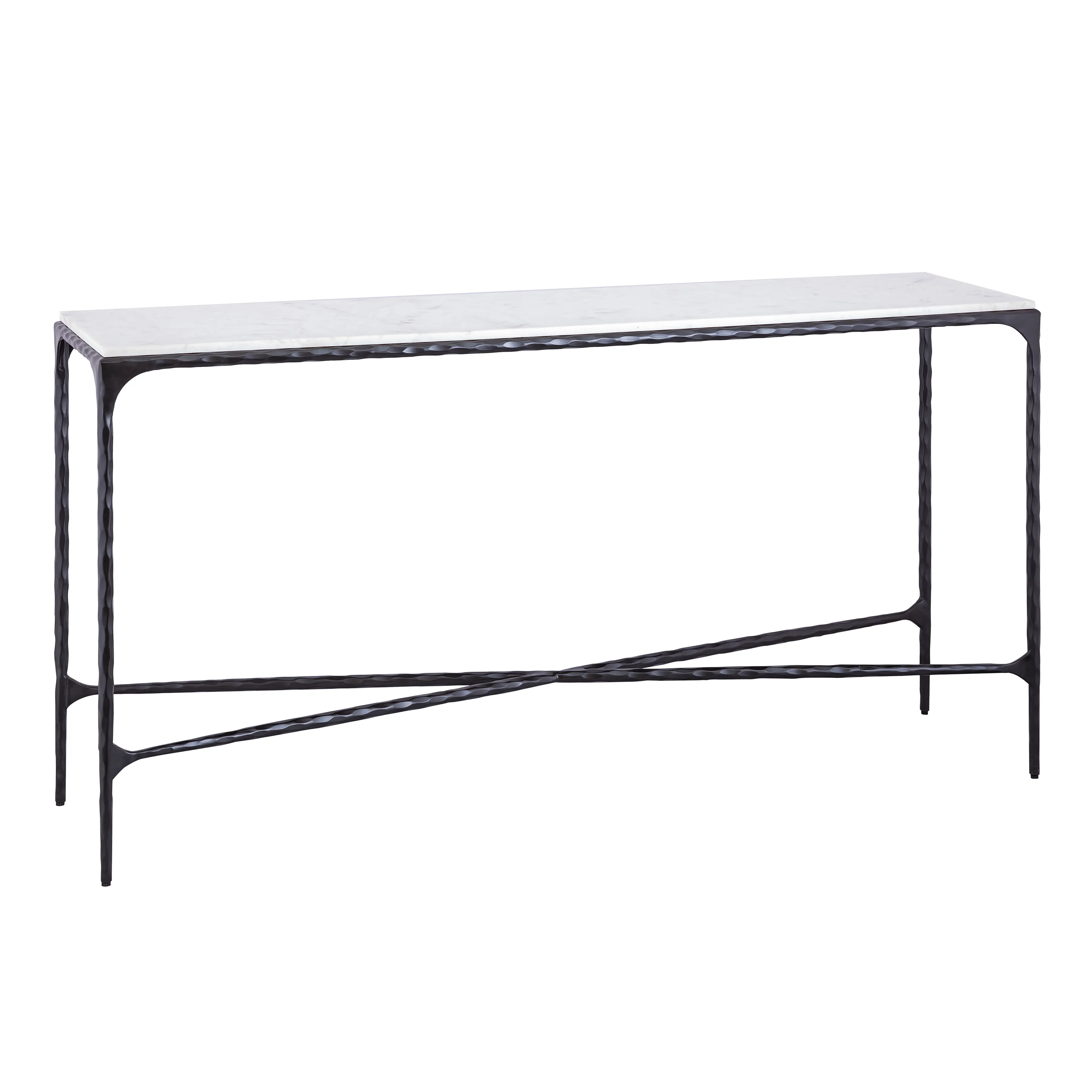 Seville Forged Black Console Table
