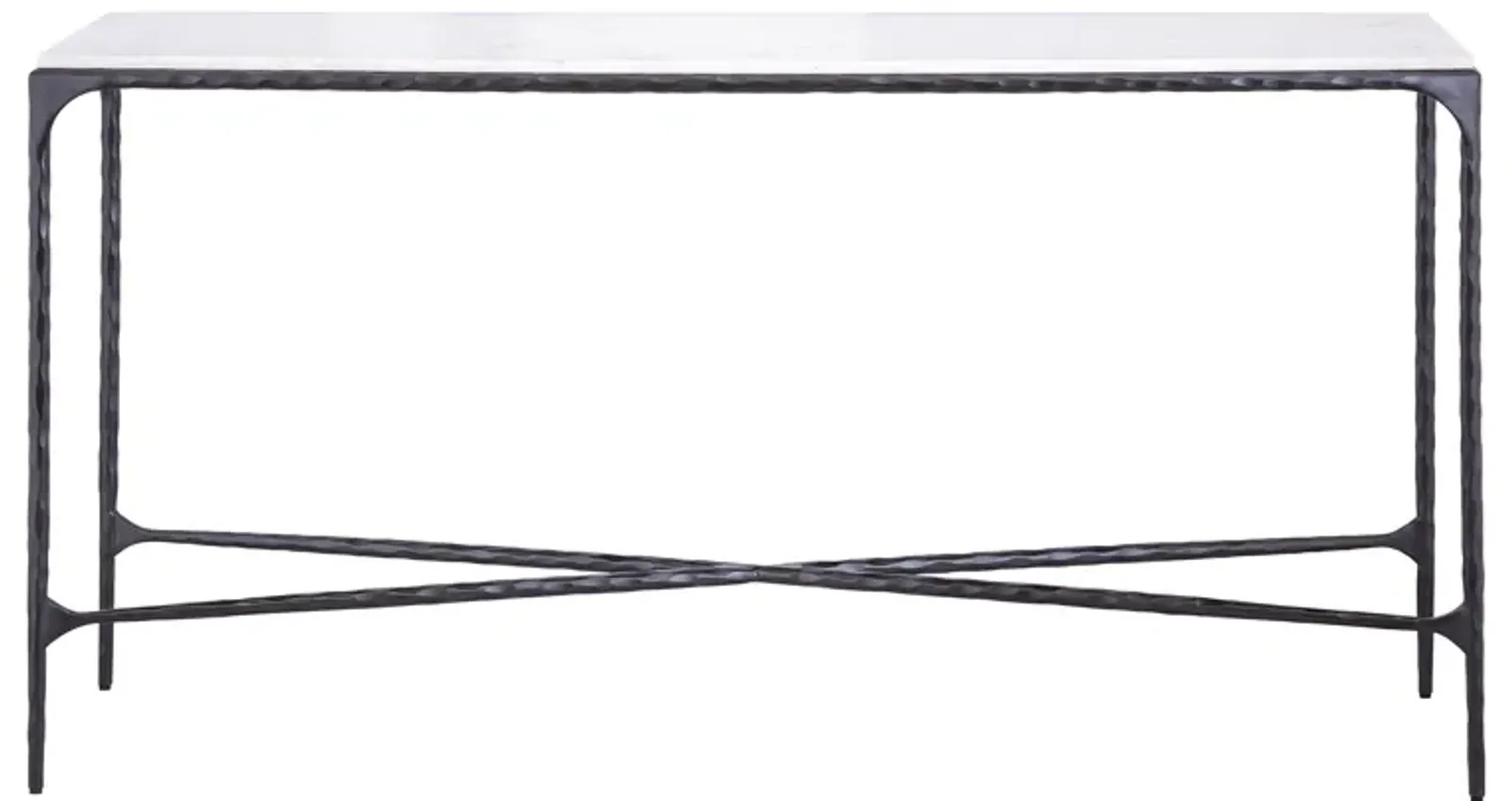 Seville Forged Black Console Table