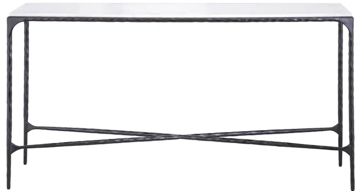 Seville Forged Black Console Table