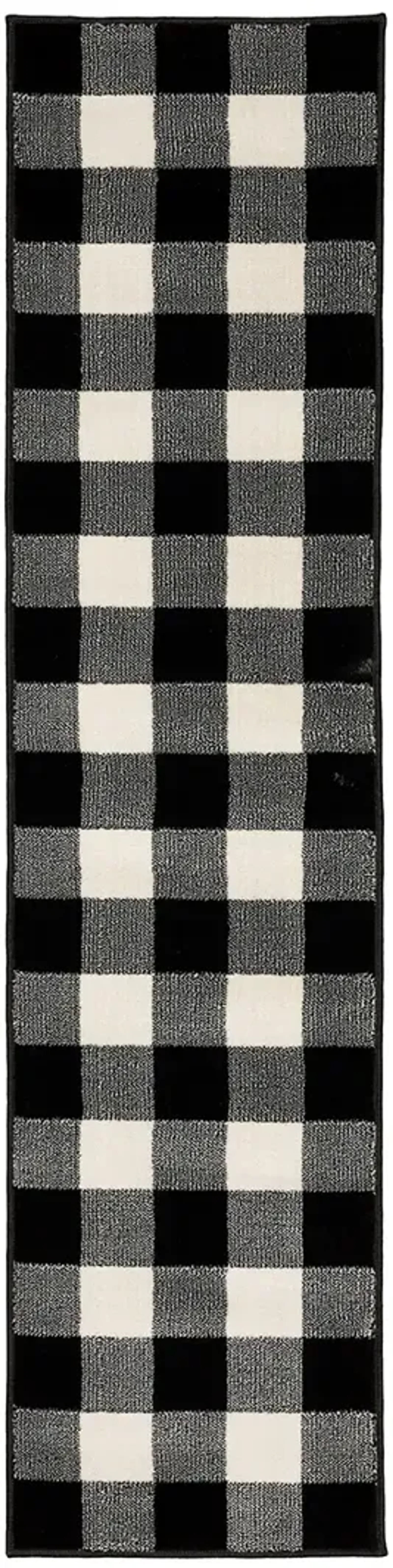 Georgia 1'10" x 7'6" Black Rug