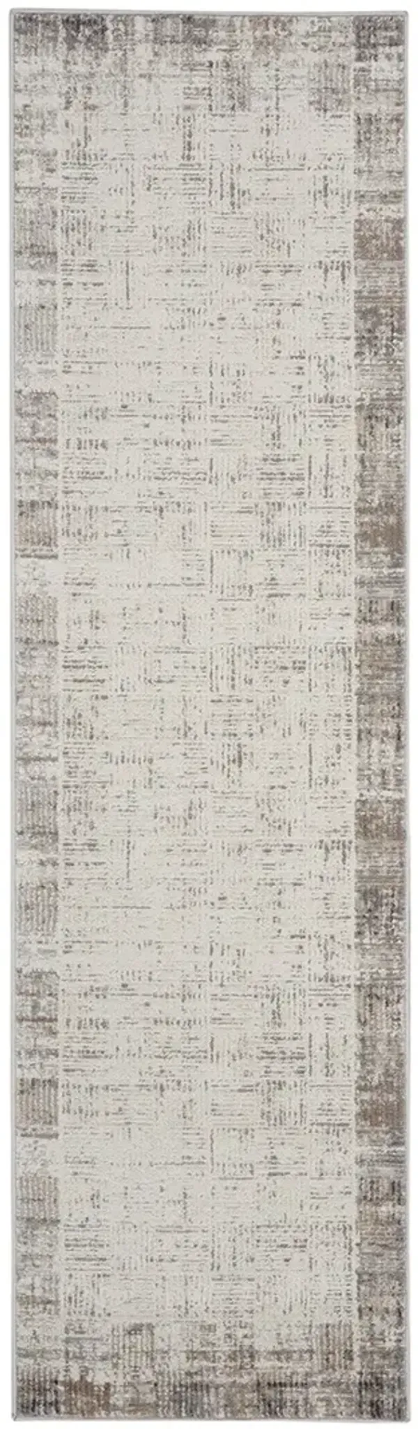 Elation ETN05 Ivory/Gray 2' x 6' Rug