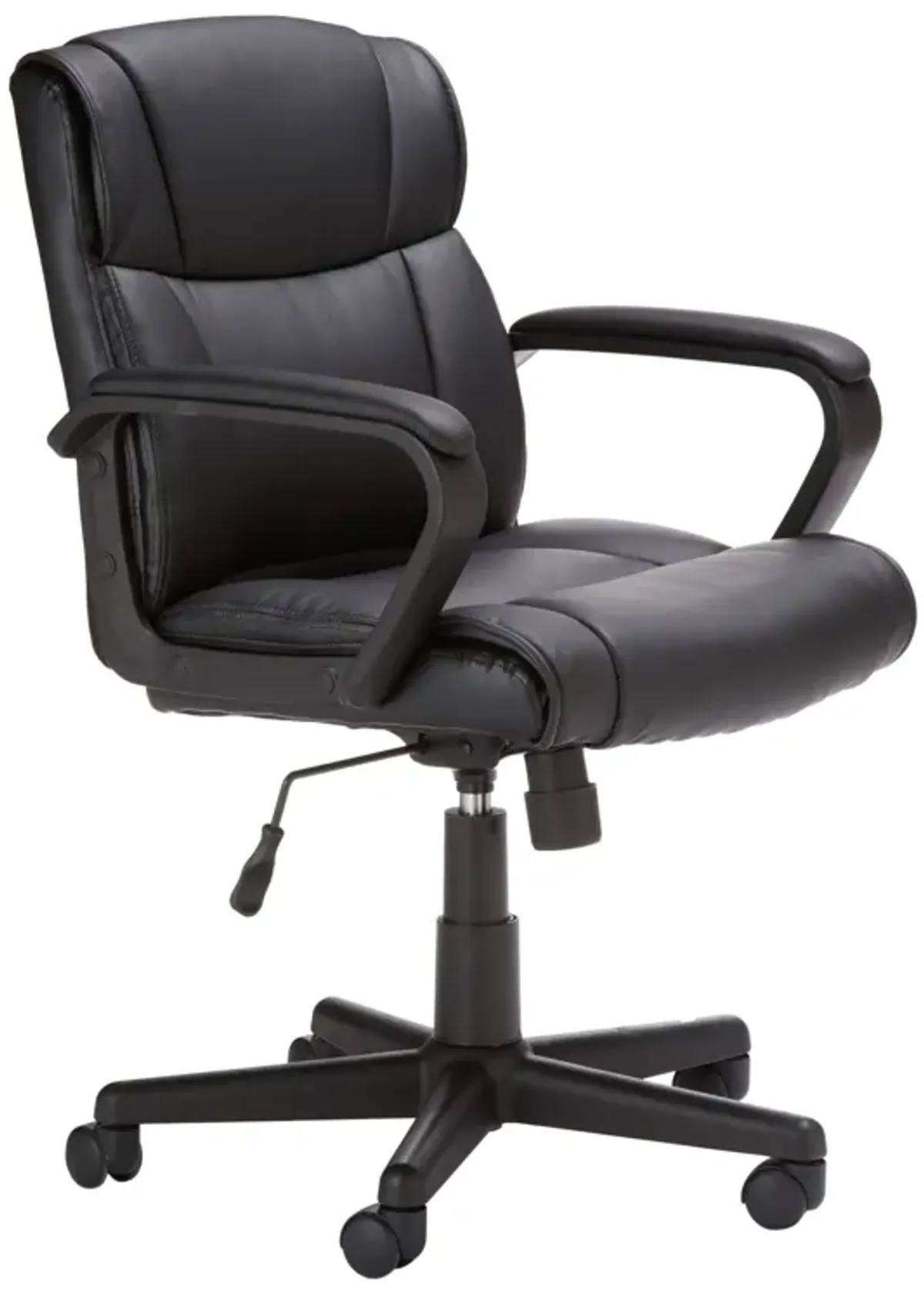 Amazon Basics Office Computer Task Desk Chair with Padded Armrests, Mid-Back, Adjustable, 360 Swivel, Rolling, 275 Pound Capacit