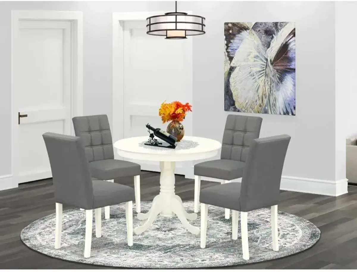 5 Piece Dining Table Set contain A Dinner Table