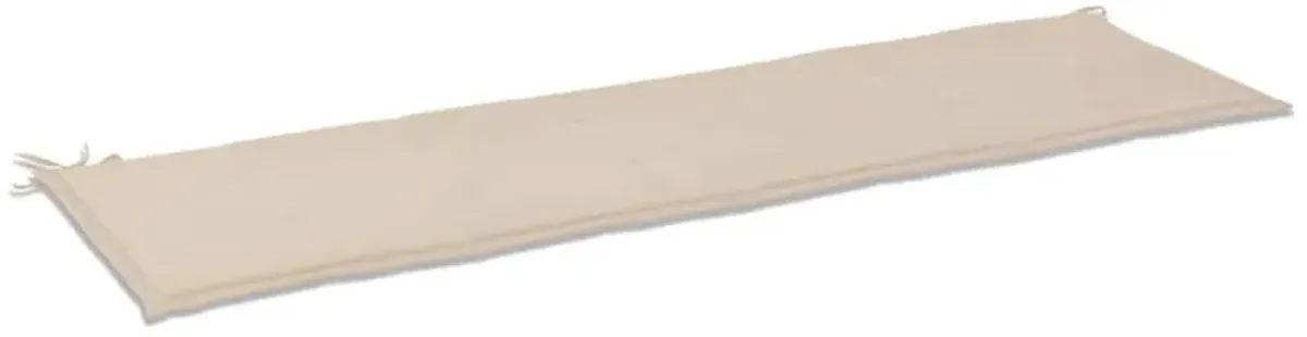 vidaXL Garden Bench Cushion Cream 70.9"x19.7"x1.18"