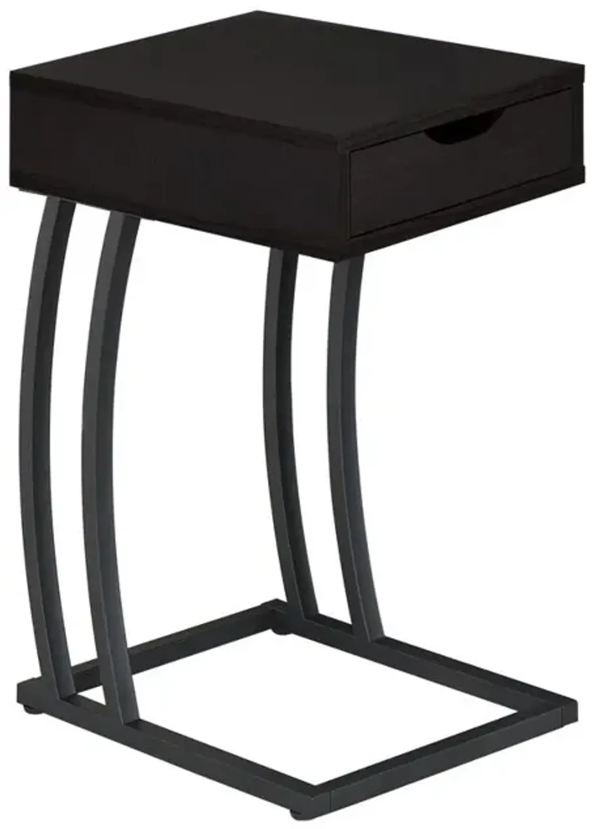 Troy Accent Table with Power Outlet Cappuccino