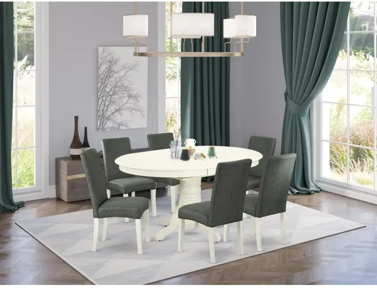 Dining Room Set Linen White