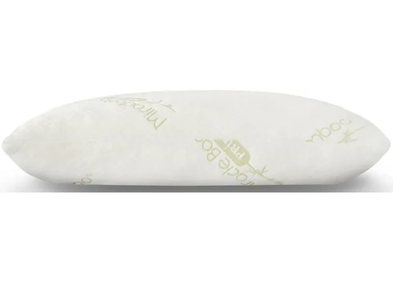 26 Inch Pillow, Shredded Memory Foam, Soft Bamboo and Polyester Covering-Benzara