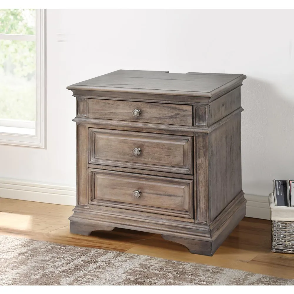 Steve Silver Highland Park Nightstand - Driftwood