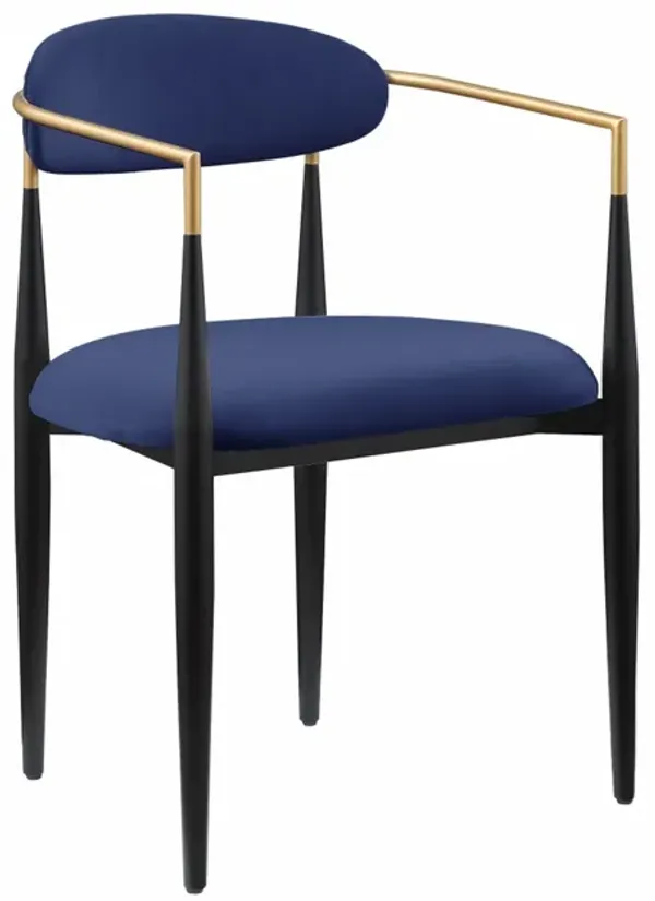 Rick 22 Inch Side Dining Chairs Set of 2, Ladder Back, Burnished Brown Rubberwood - Benzara