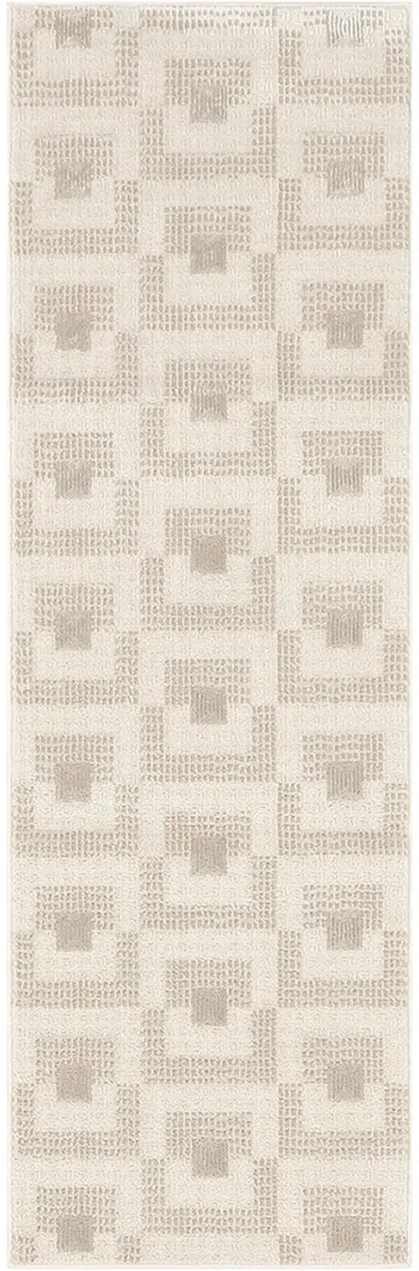 Nordic NRC05 Ivory/Beige 2' x 6' Rug